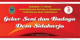 Malam Pembukaan Pentas Seni dan Budaya Desa Sidoharjo 2018 